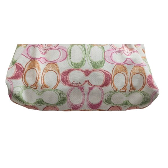 COACH Scribbles Poppy Collection Large Tote Purse - Picture 9 of 16